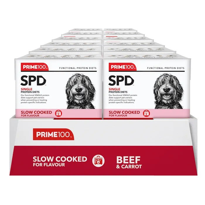 Prime100 - SPD Slow Cooked - Beef & Carrot - Tray of 12 x 354g