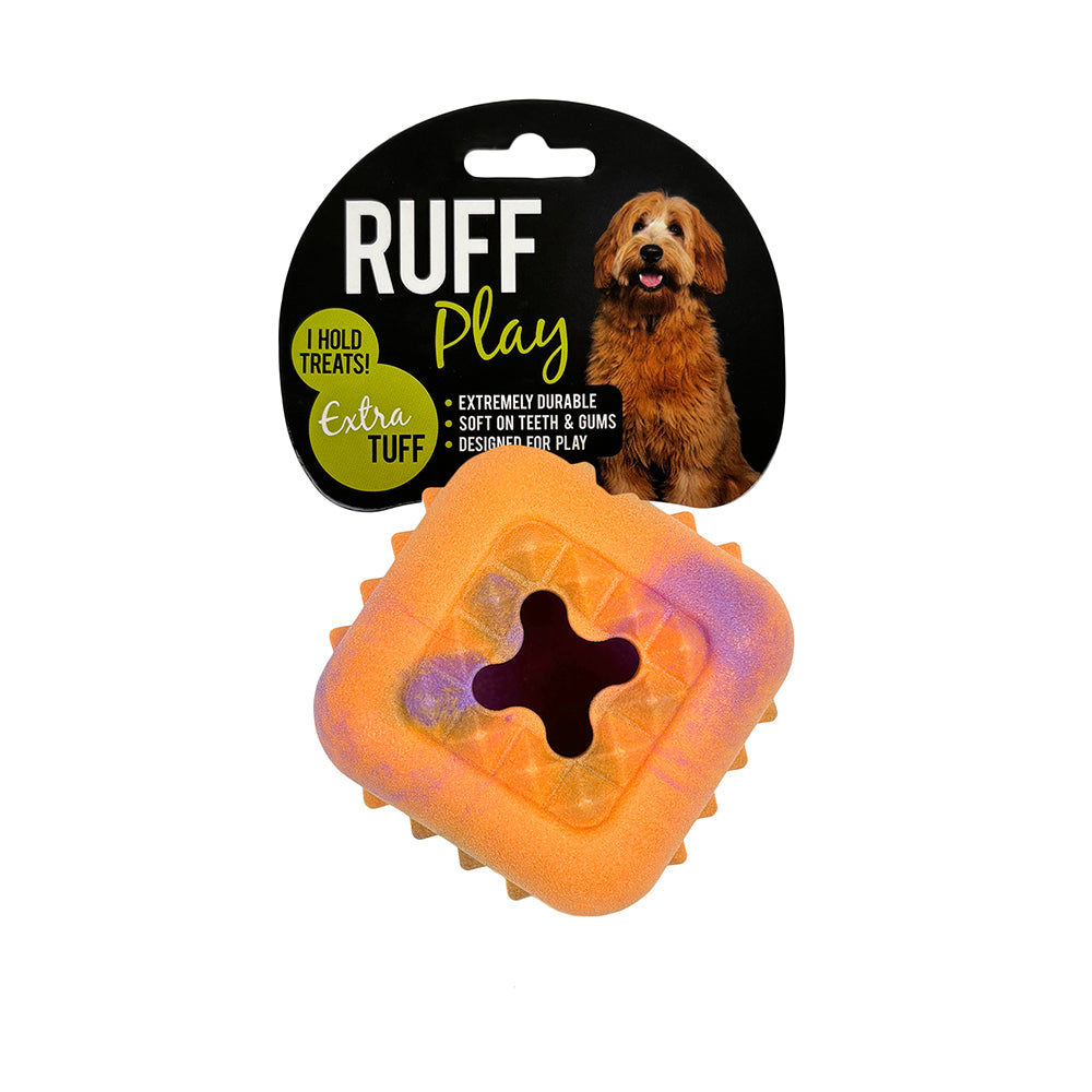 RUFF Play – TPR Foam Treat Cube