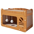 2-in-1 Wall Cat Bed and Scratching Post