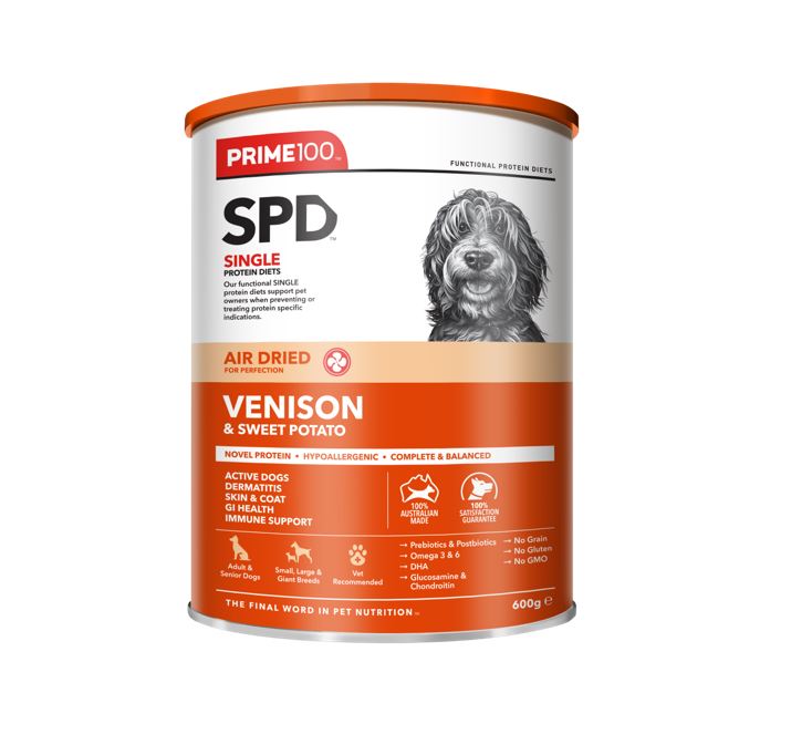 Prime100 - SPD Air Dried - Venison & Sweet Potato - 2.2kg