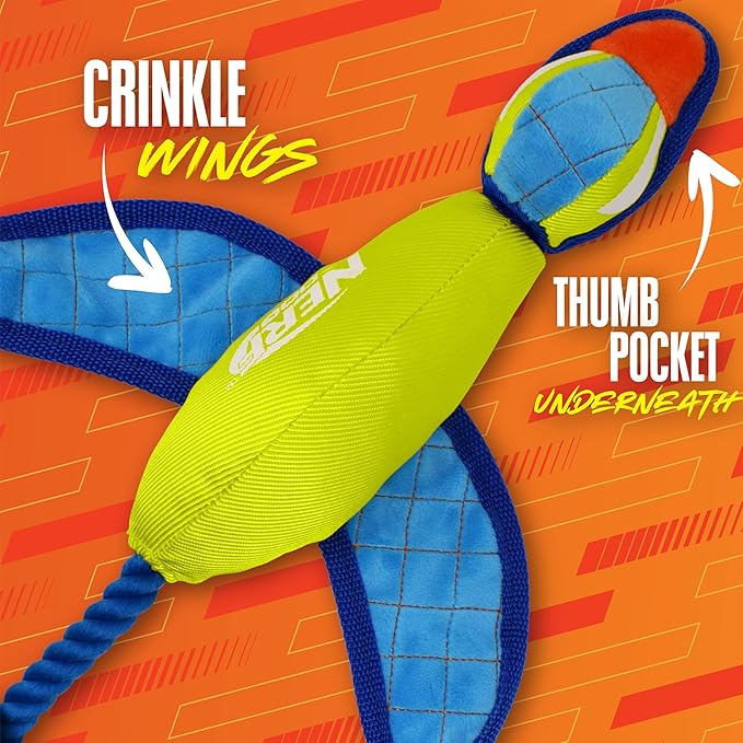 NERF DOG – Crinkle & Squeak Duck
