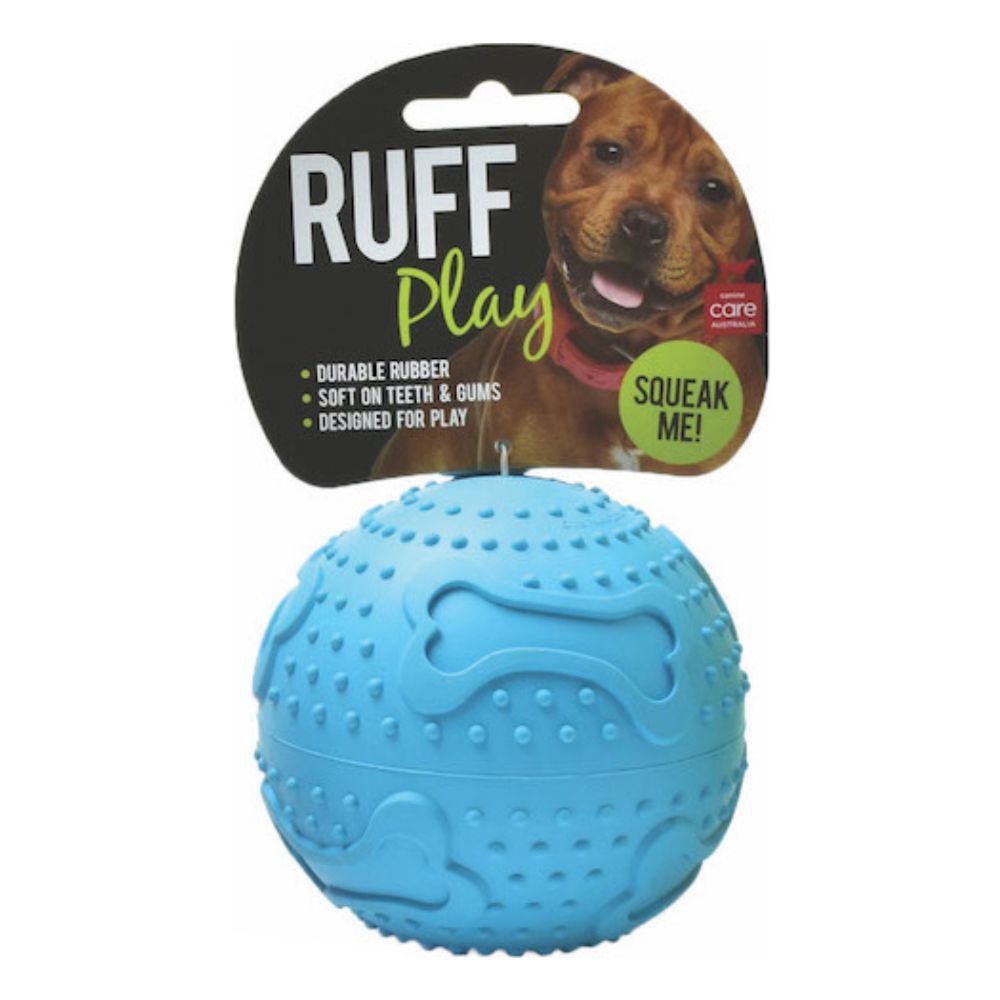 RUFF Play - Rubber Squeaker Ball - XL