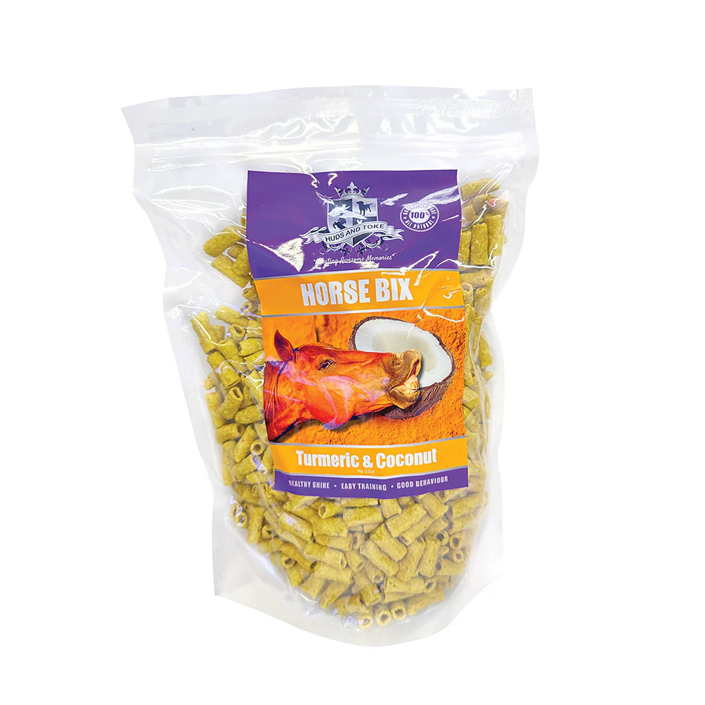 Huds and Toke - Horse Bix - Turmeric & Coconut - 1kg