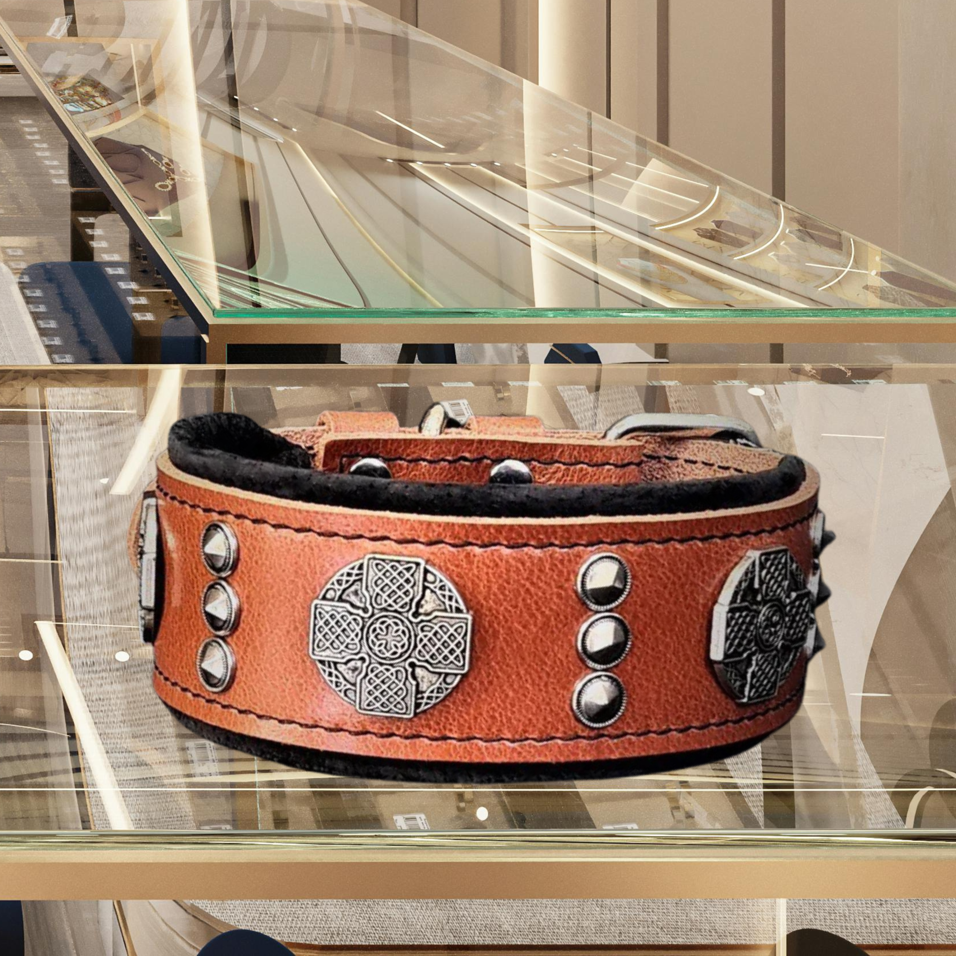 Maximus Collar Brown and Black