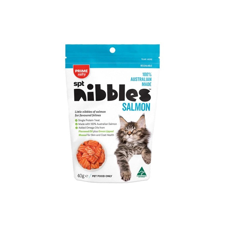 Prime100 - Prime Pantry - SPT Nibbles Cat Treats -Chicken, Kangaroo and Salmon  - 40g
