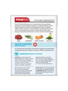 Prime100 - SPD Slow Cooked - Lamb & Rosemary - Tray of 12 x 354g