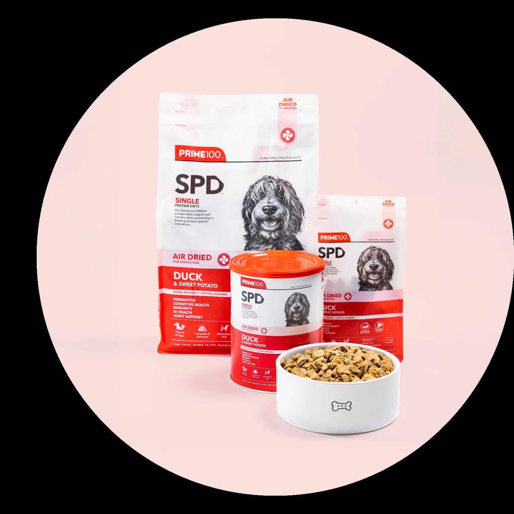 Prime100 – SPD Air Dried – Duck & Sweet Potato