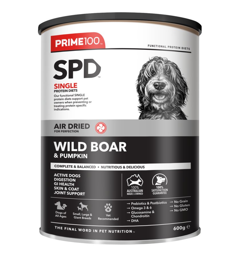 Prime100 - SPD Air Dried - Wild Boar & Pumpkin - 2.2kg