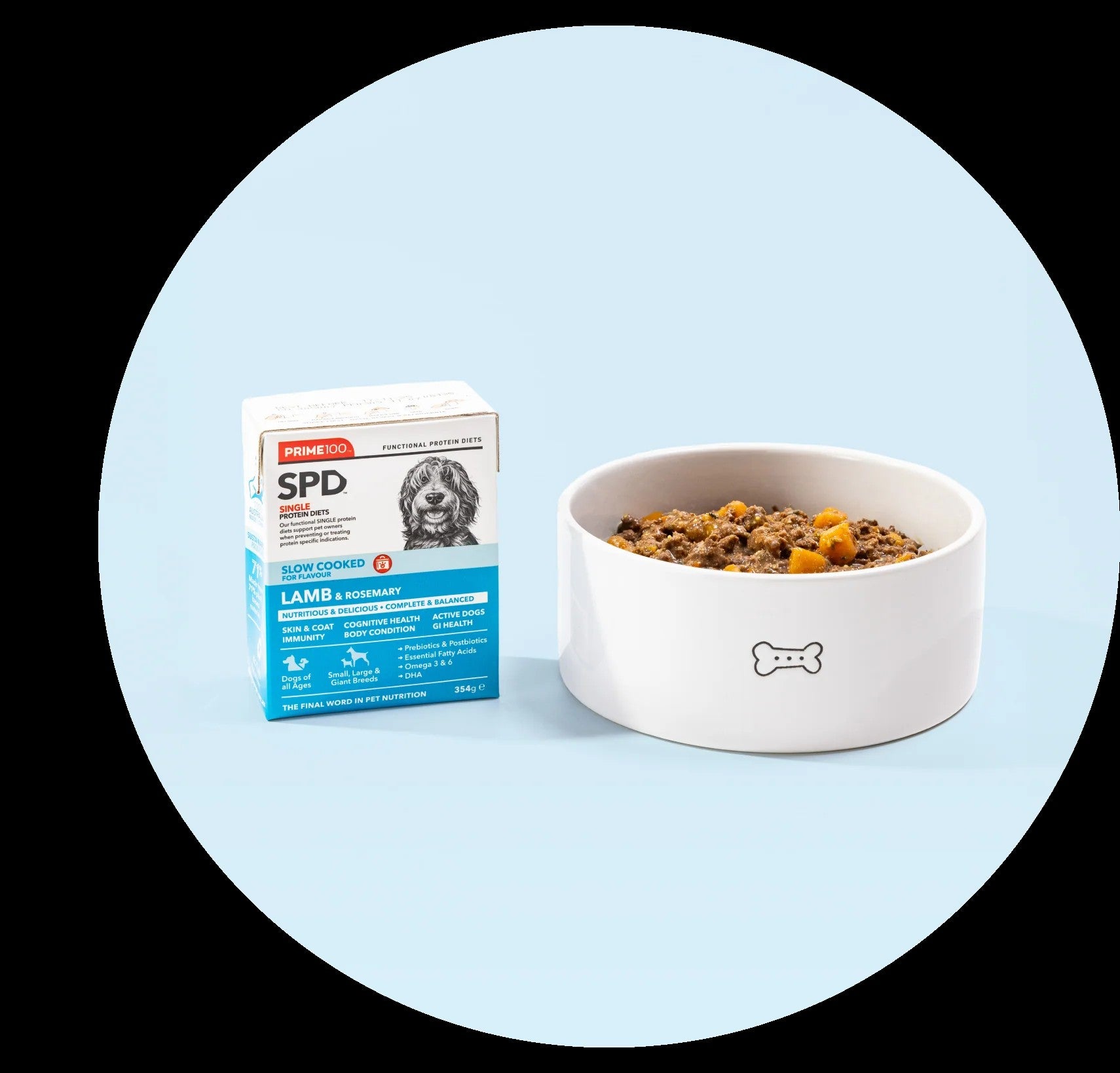 Prime100 - SPD Slow Cooked - Lamb & Rosemary - Tray of 12 x 354g