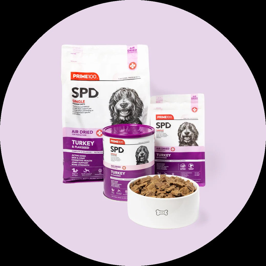 Prime100 - SPD Air Dried - Turkey & Flaxseed - 2.2kg