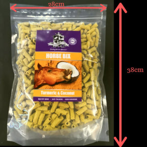 Huds and Toke - Horse Bix - Turmeric & Coconut - 1kg