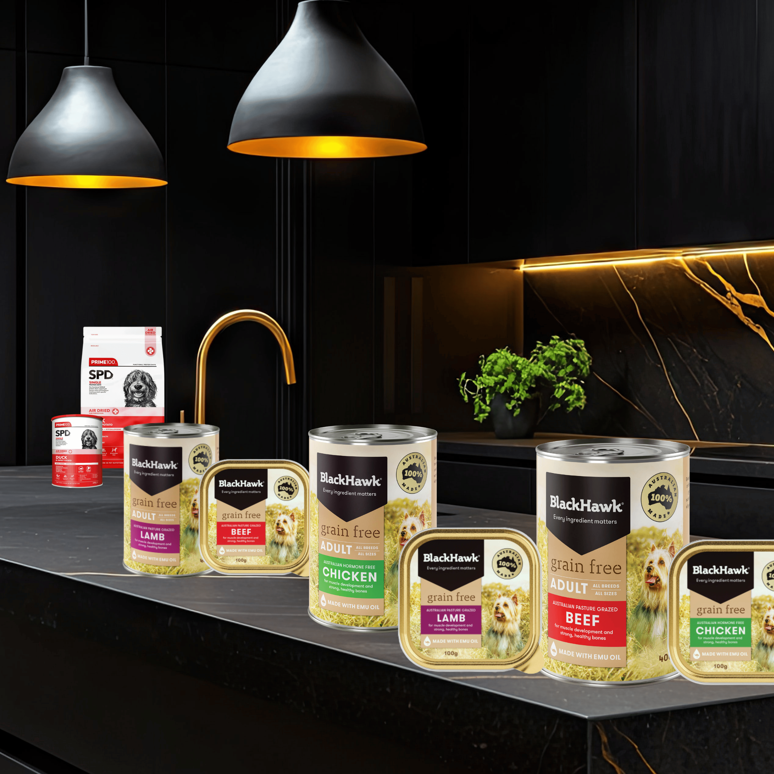 Wet Food Tins 400g+100g- Adult Dog - GRAIN FREE Chicken, Beef, Lamb