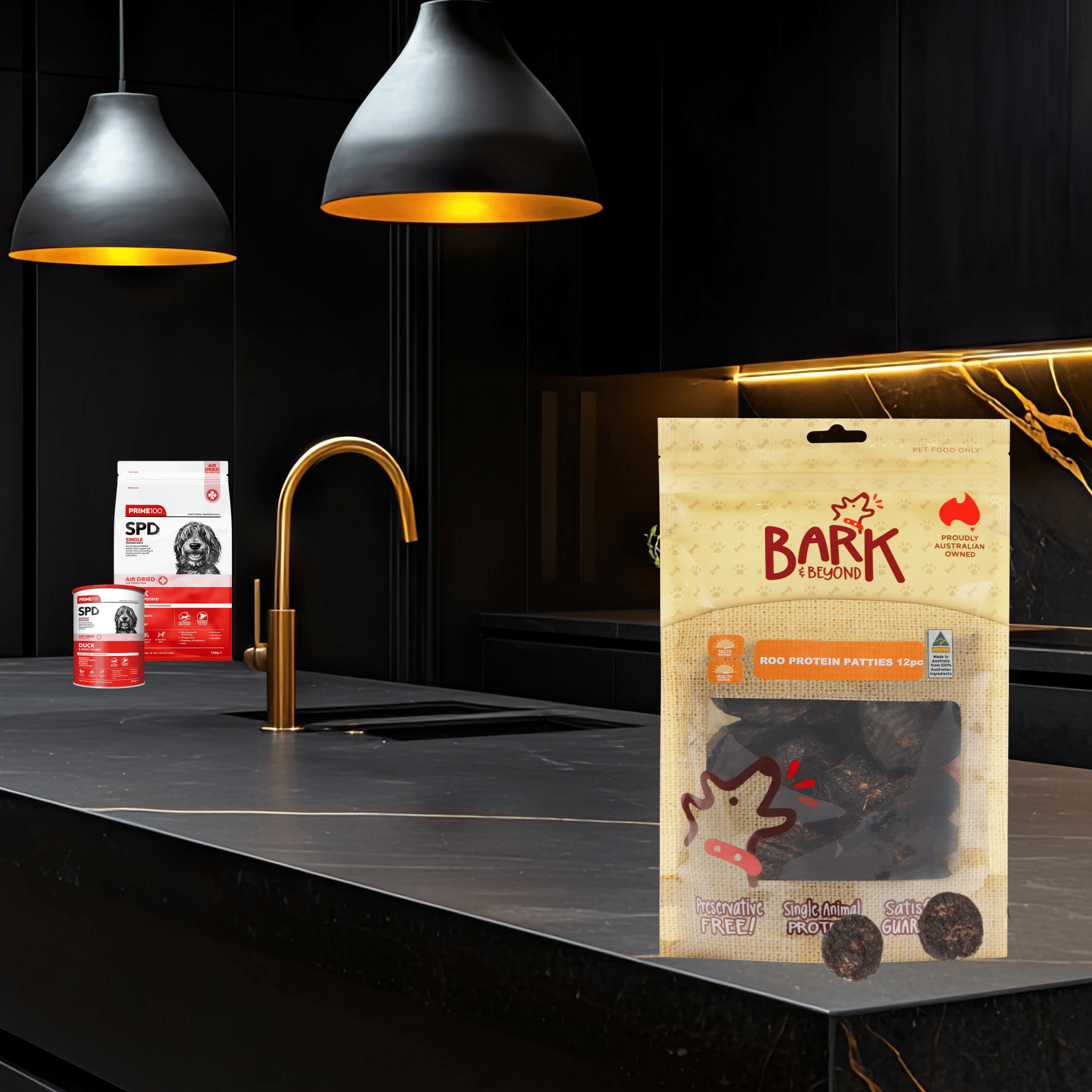 Bark & Beyond - Roo Protein Patties - 12pc