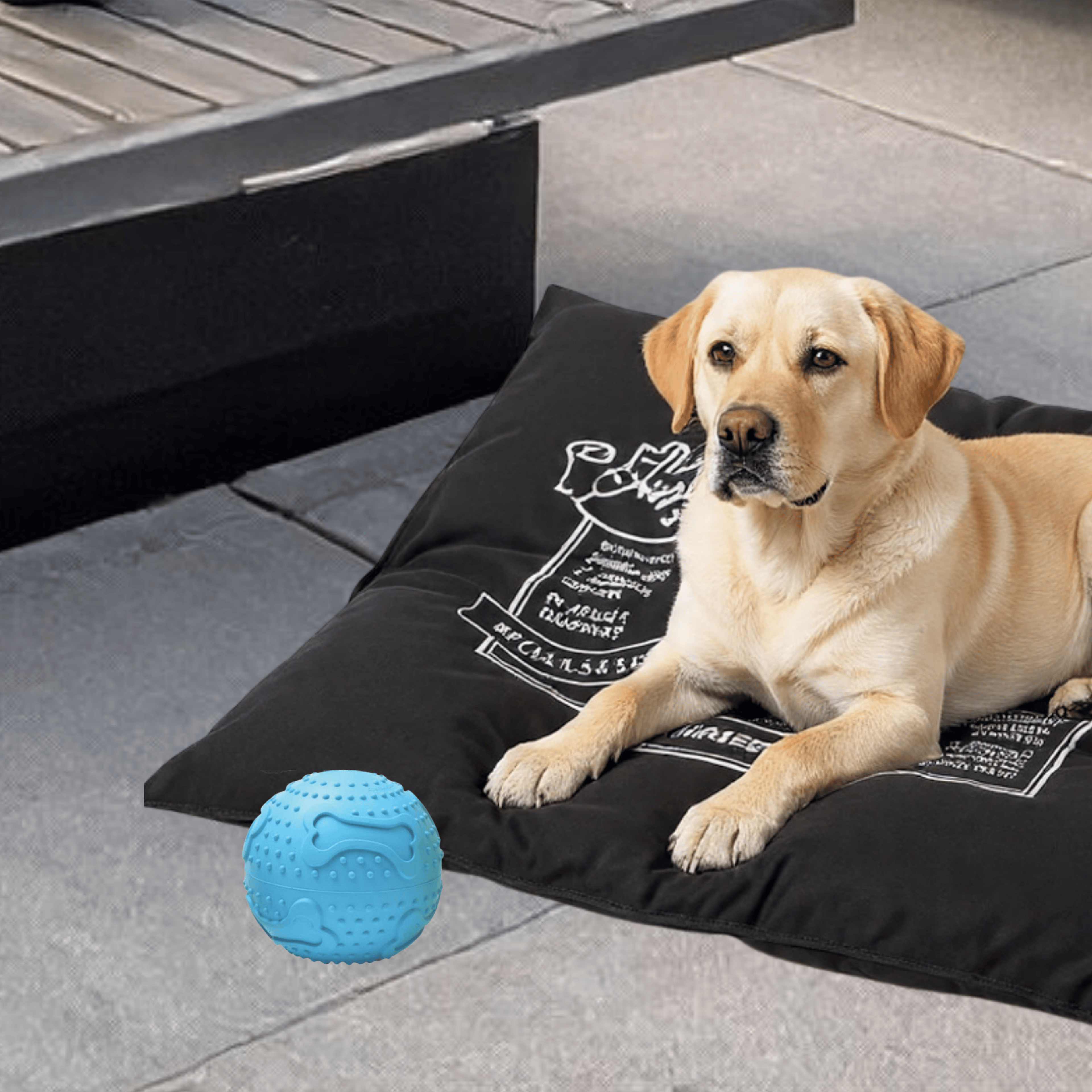 RUFF Play - Rubber Squeaker Ball - XL