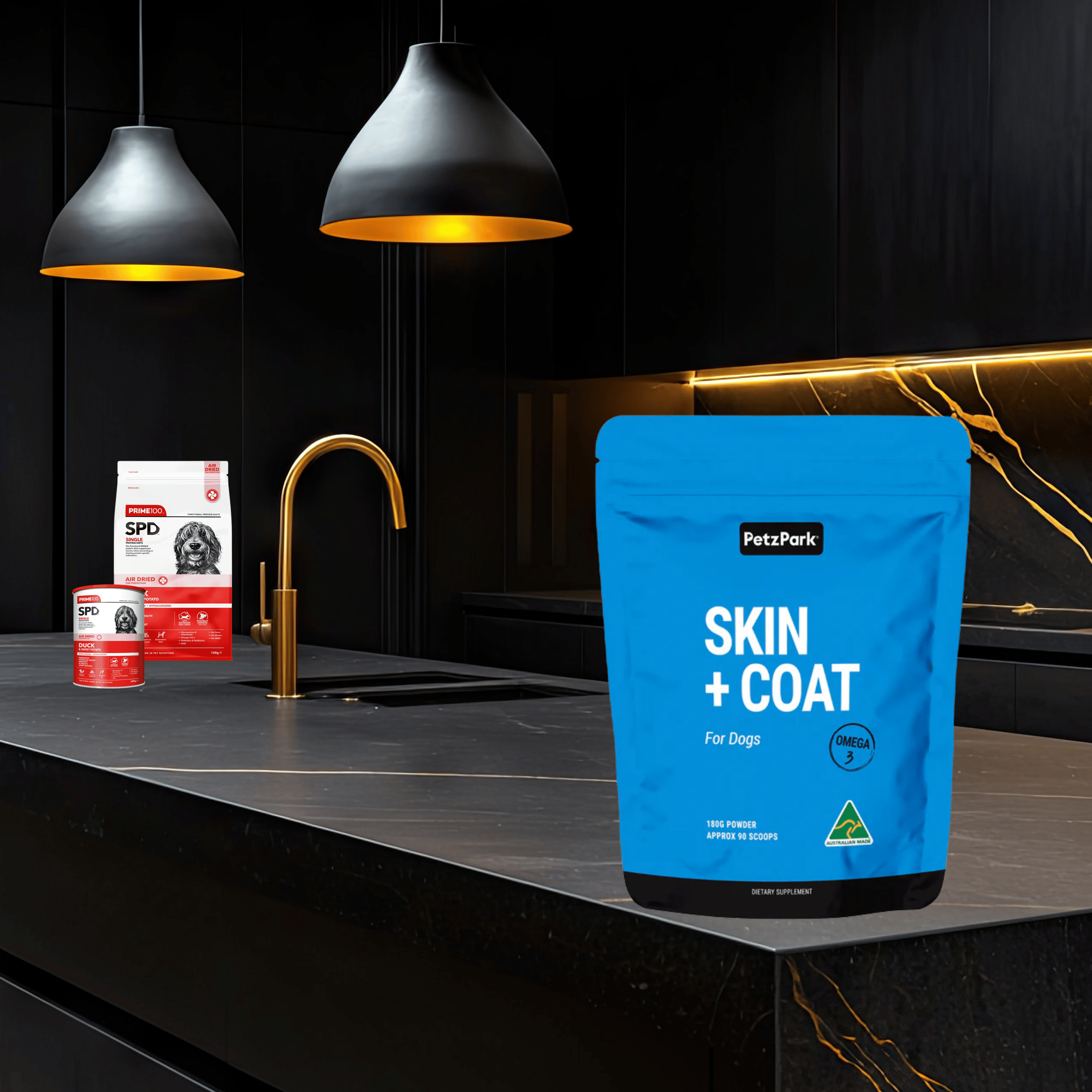 PetzPark – Skin + Coat Supplement – For Dogs