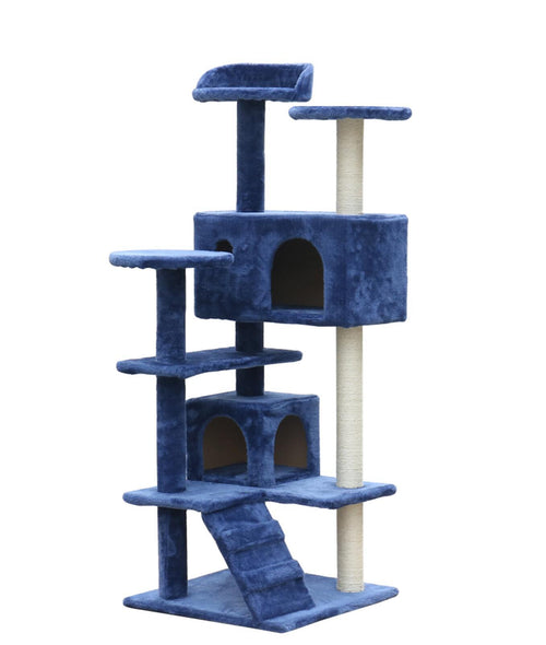 Cat Scratching Tree -Blue - 130 cm