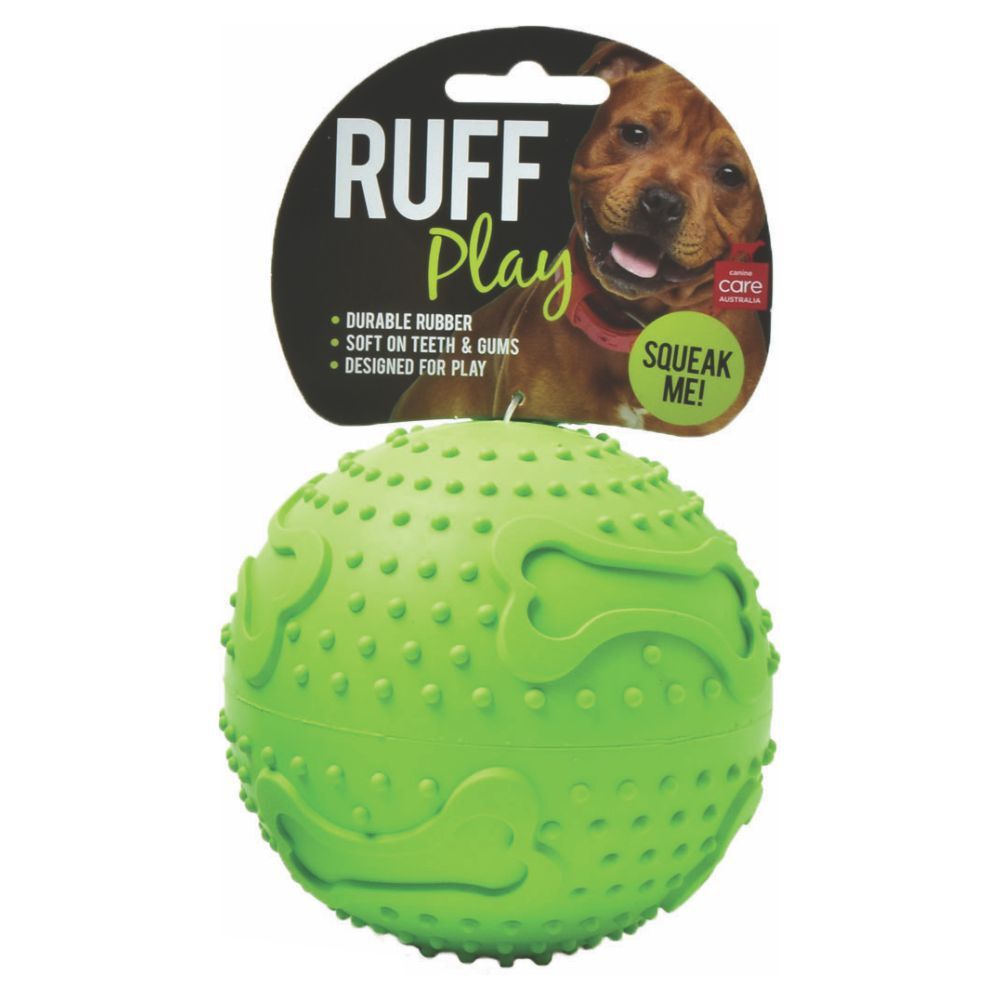 RUFF Play - Rubber Squeaker Ball - XL