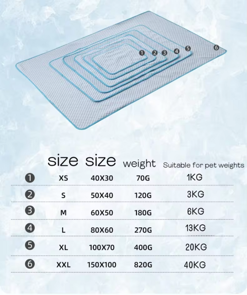 Pet Cooling Mat Breathable Dog/Cat Pad