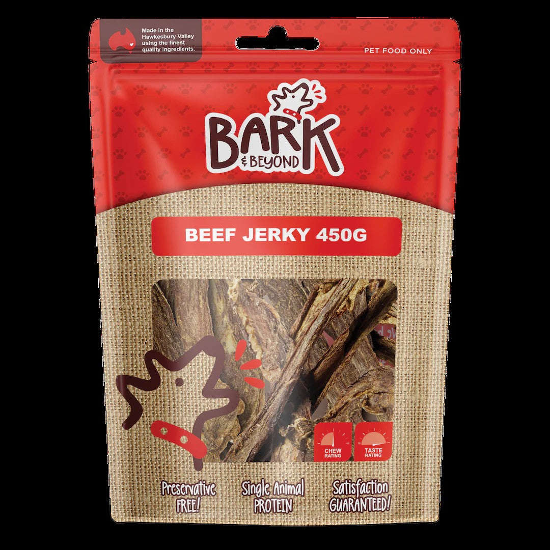 Bark & Beyond – Beef Jerky 450g